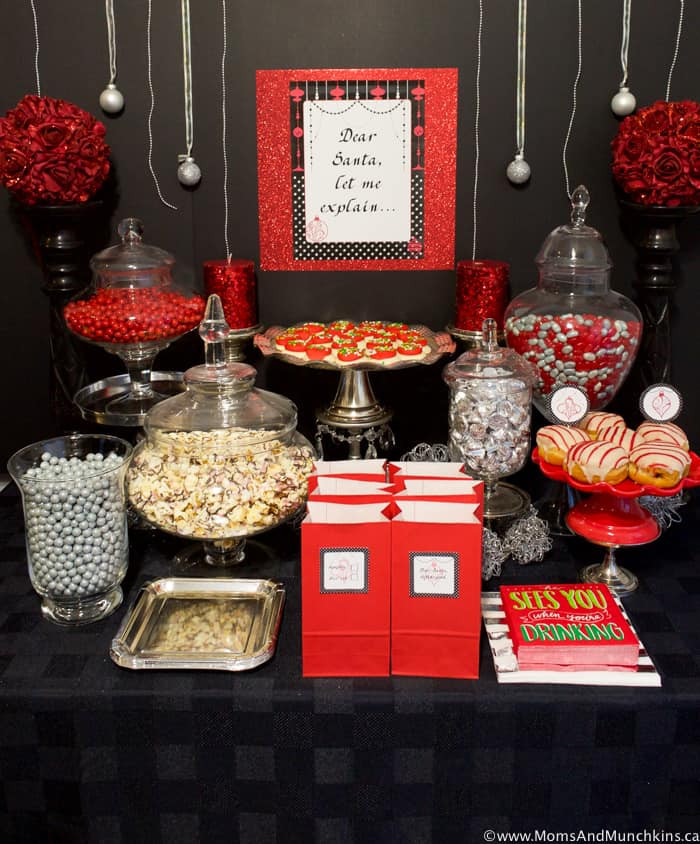 Naughty Christmas Party Ideas
 Naughty Christmas Party and Free Printables Moms & Munchkins