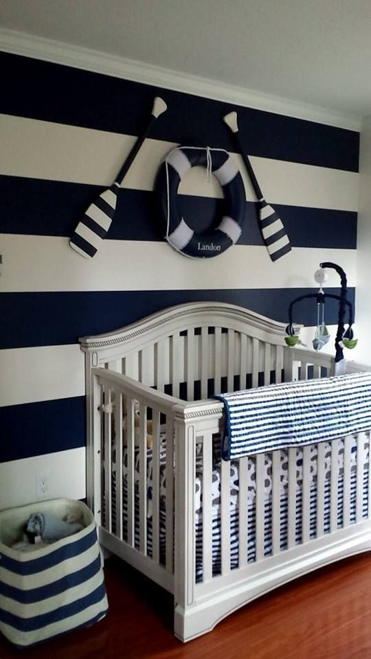 Nautical Baby Boy Room Decor
 Start of Landon s Nautical Themed Nursery