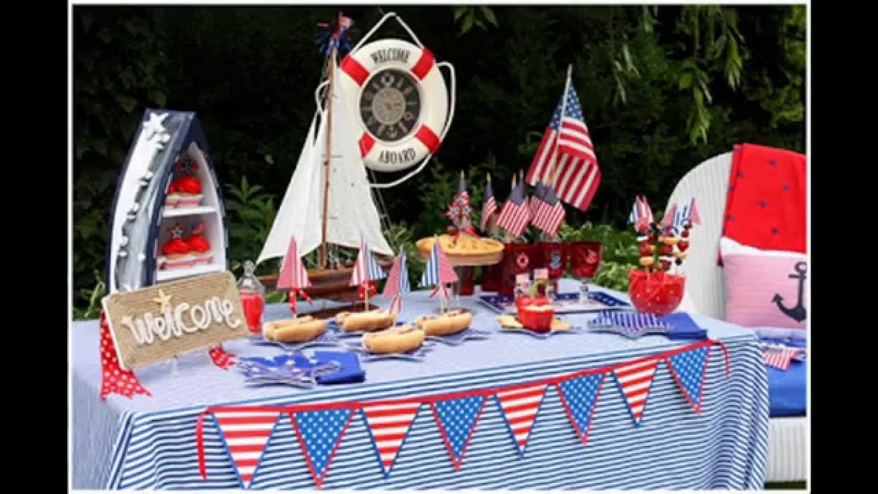 Nautical Birthday Decorations
 Nautical theme Party decor at home