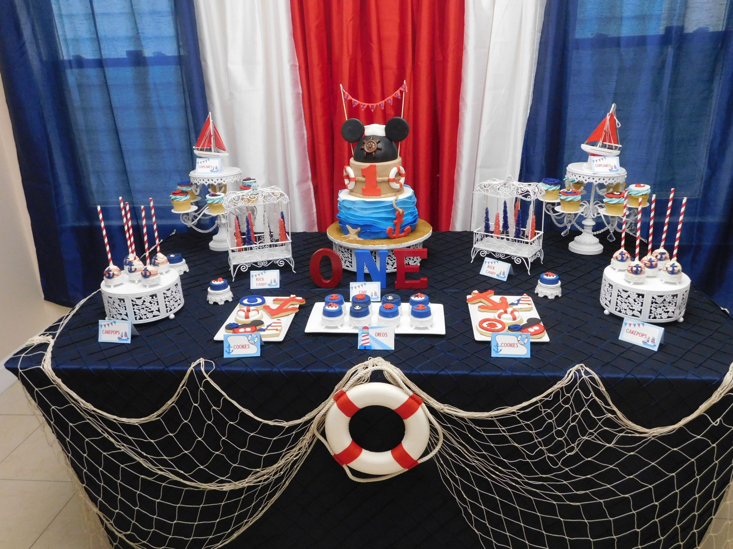 Nautical Birthday Decorations
 Nautical theme party for baby s first birthday Tips and