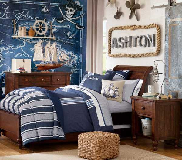Nautical Kids Decor
 Nautical Decorating Ideas for Kids Rooms from Pottery Barn