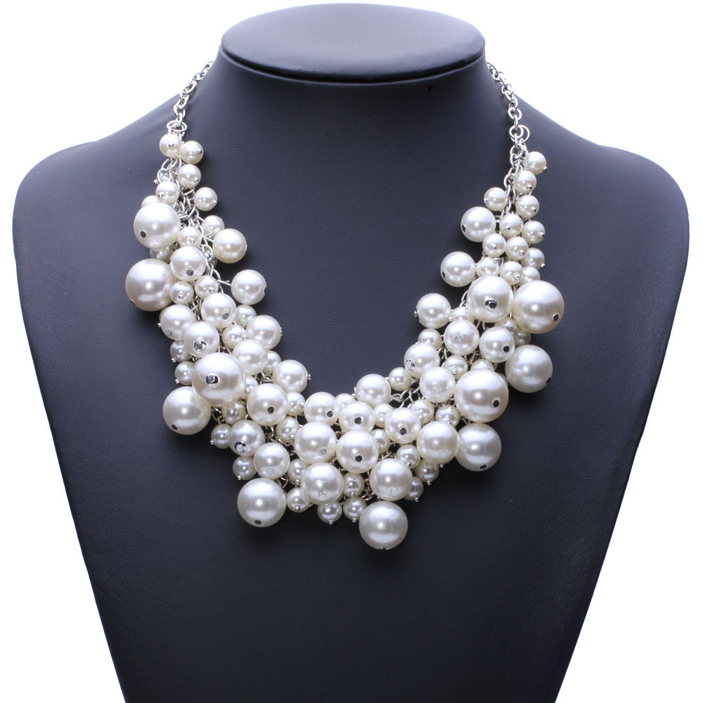 Necklace For Women
 New Arrival fashion chunky luxury bubble simulated pearl