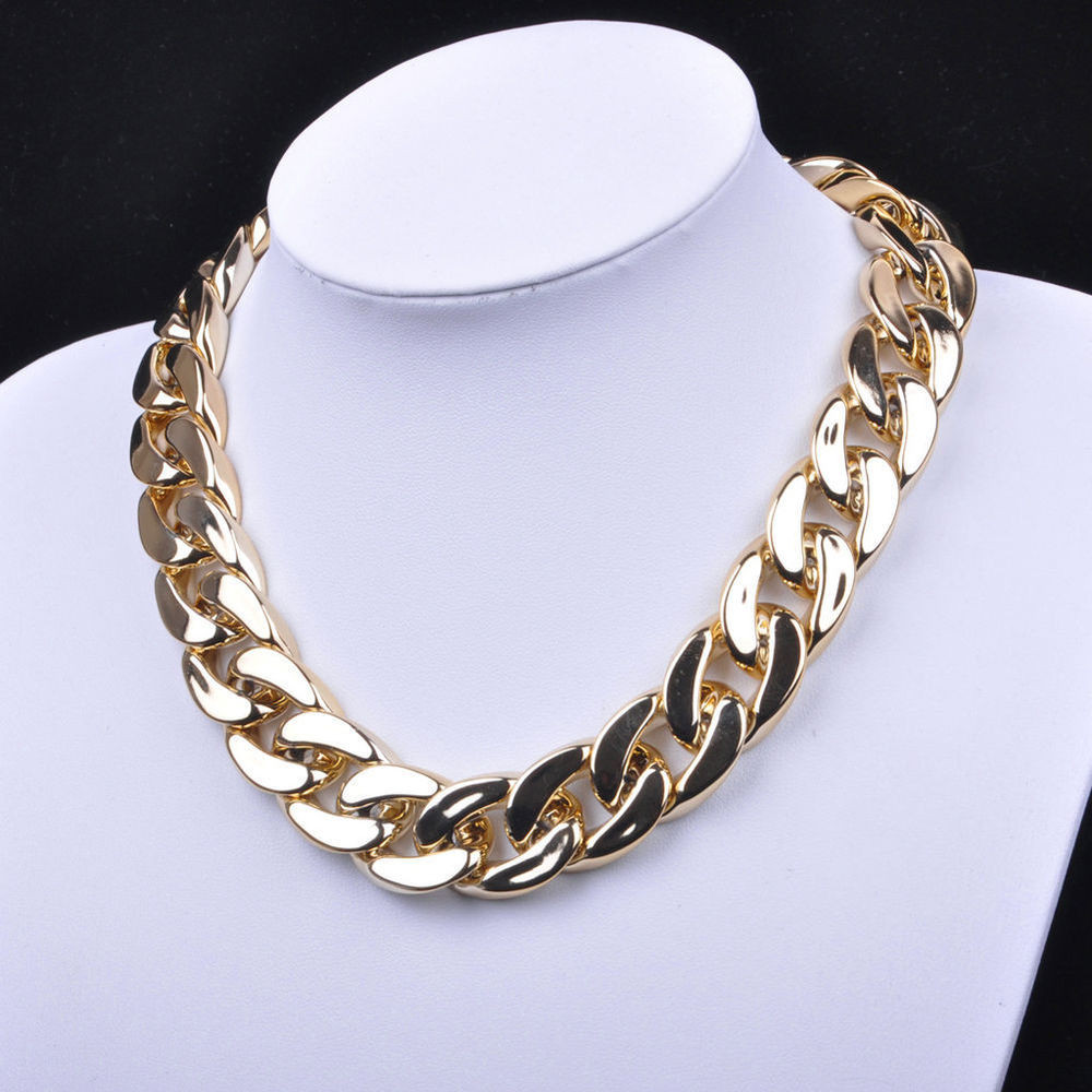 Necklace For Women
 Jewelry Crystal Chunky Statement Chain Women Pendant