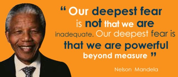 Nelson Mandela Inspirational Quotes
 Mandela Quotes Our Deepest Fear QuotesGram