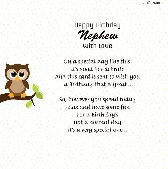 Nephew Birthday Quotes
 50 Wonderful Birthday Wishes For Nephew – Beautiful
