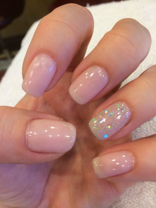 Neutral Nail Colors
 Neutral nails with a little sparkle sparkle nails