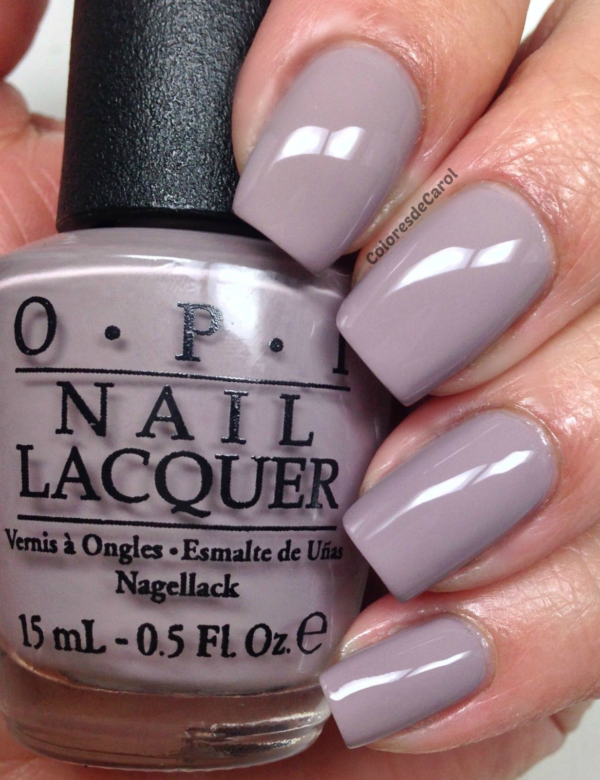 Neutral Nail Colors
 OPI "Taupe less Beach" nail polish shellac from OPIs