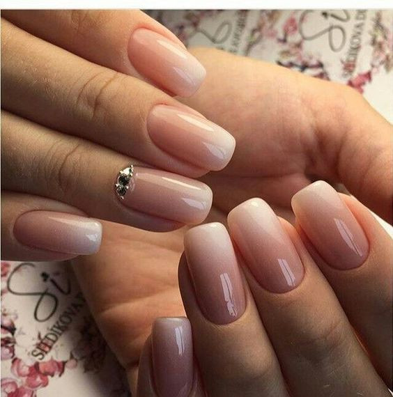 Neutral Nail Ideas
 The 25 best American manicure nails ideas on Pinterest