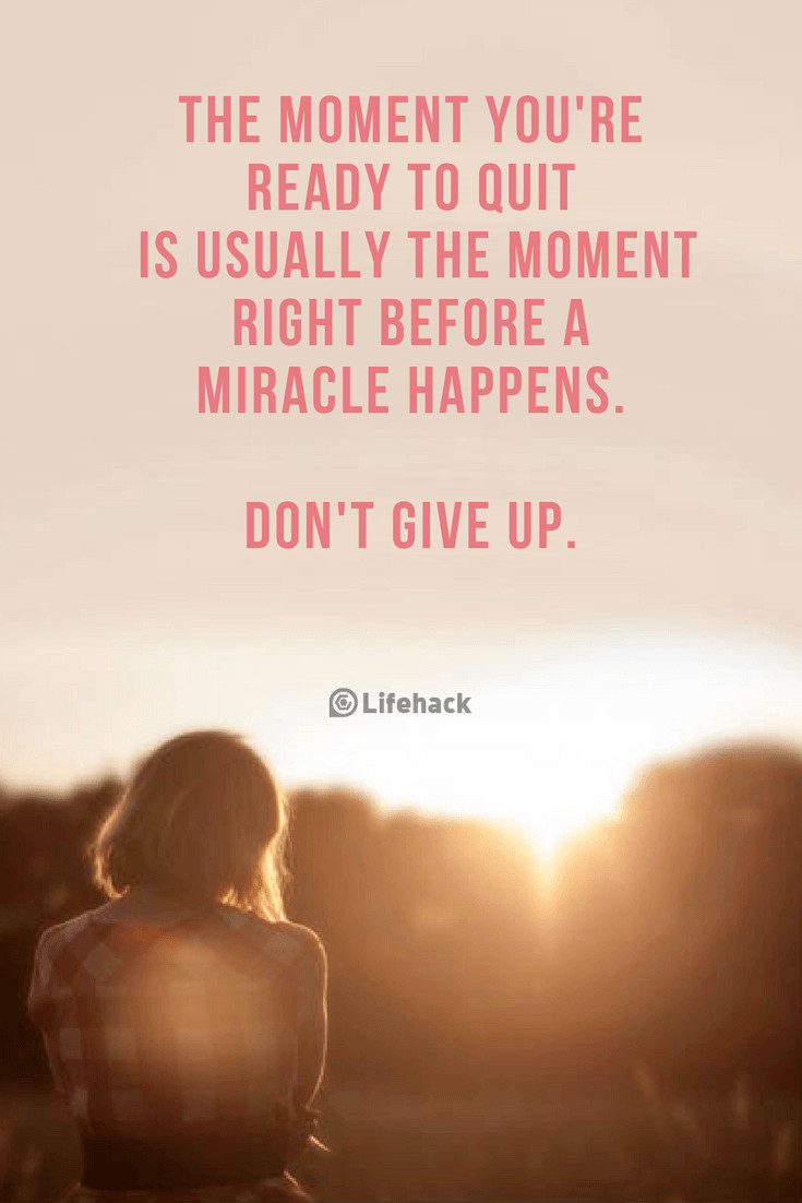 Never Give Up In Life Quotes
 25 Never Give Up Quotes About Perseverance