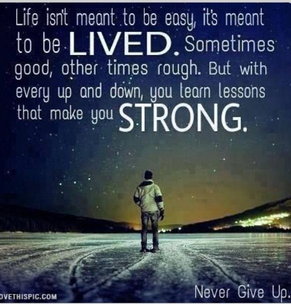 Never Give Up In Life Quotes
 Never Give Up Life Quotes QuotesGram