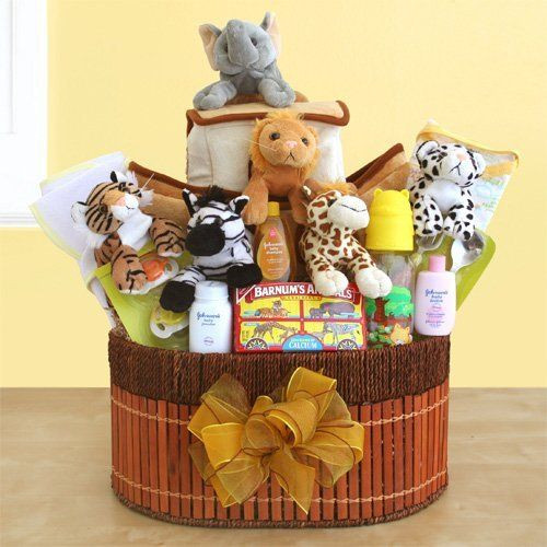 New Baby Gift Basket Ideas
 Noah s Ark Baby Basket