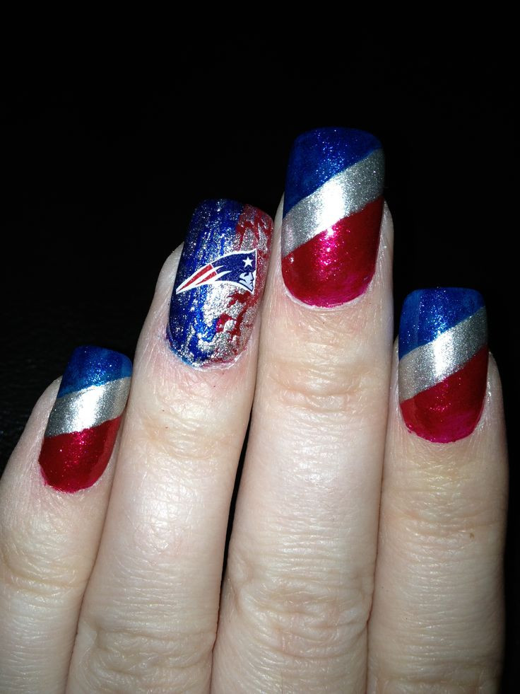 New England Patriots Nail Designs
 40 best Patriots Nails images on Pinterest