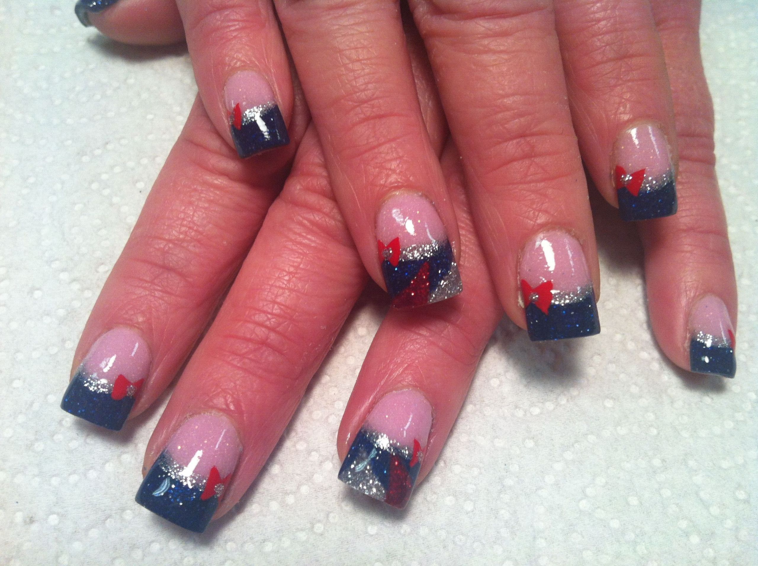 New England Patriots Nail Designs
 patriots nails Patriots Nails