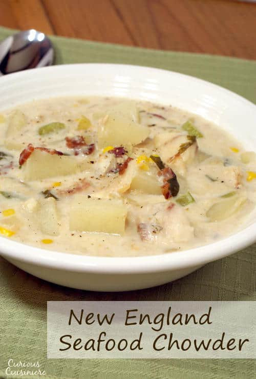 New England Seafood Chowder
 New England Seafood Chowder SundaySupper • Curious Cuisiniere
