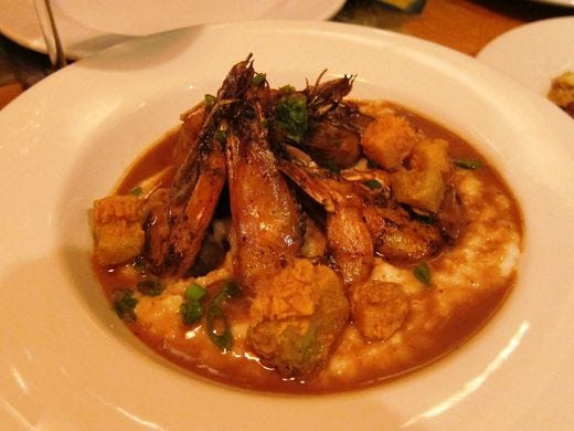 New Orleans Bbq Shrimp And Grits
 Barbecue oysters amaze at New Orleans Red Fish Grill