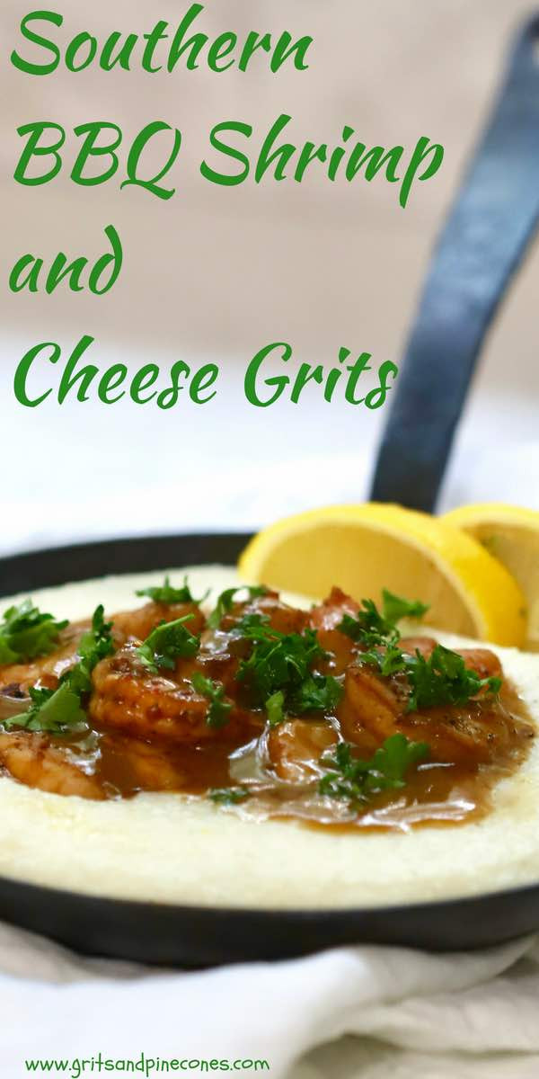 New Orleans Bbq Shrimp And Grits
 Southern BBQ Shrimp and Cheese Grits