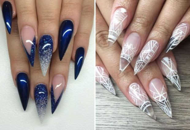 New Stiletto Nail Designs
 Holiday Nail Art Designs and Ideas 2018