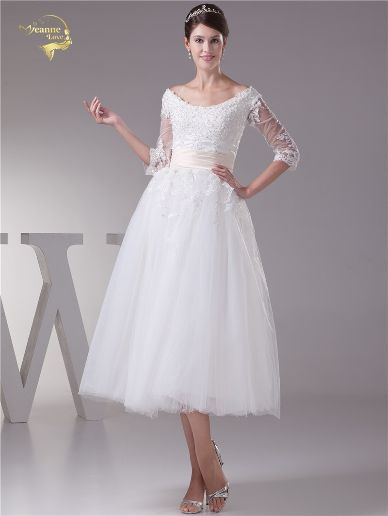 New Wedding Dresses
 Aliexpress Buy Jeanne Love New Arrival Short A Line