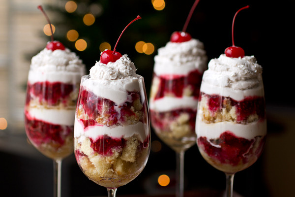 New Year Desserts
 New Year s Eve Parfaits with Raspberries and Chambord
