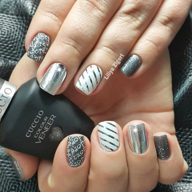 New Years Nail Designs
 Create Your Holiday Mood With Our Ideas for New Years Nails