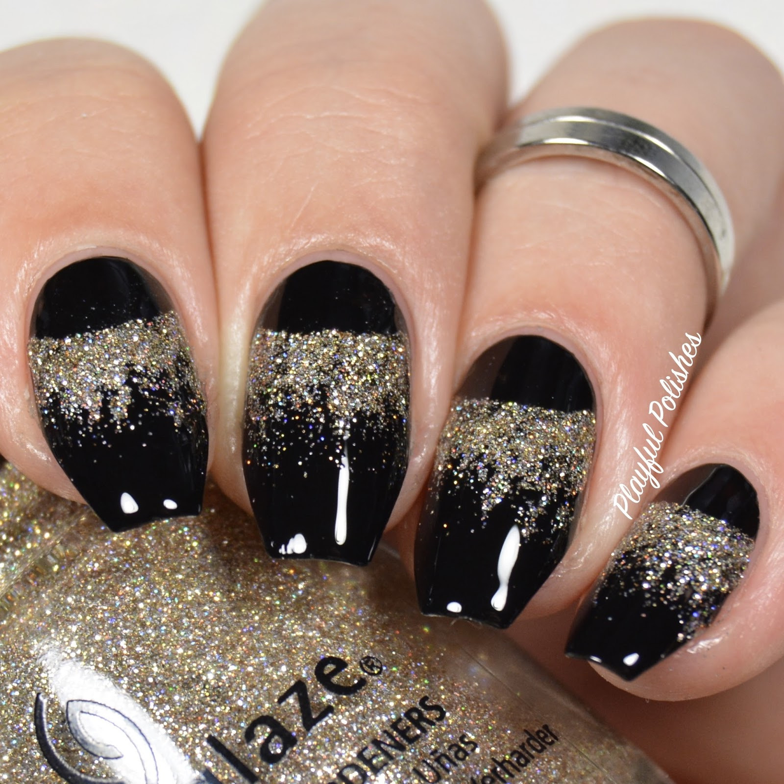 New Years Nail Ideas
 Playful Polishes 3 SIMPLE & ELEGANT NEW YEARS NAIL DESIGNS