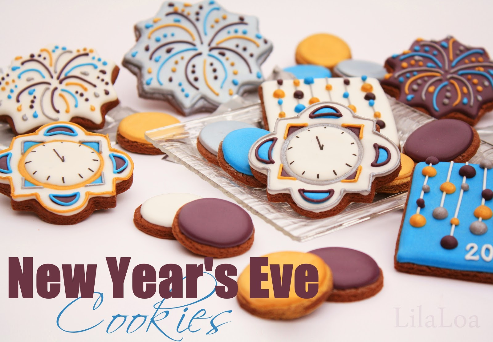 New Years Sugar Cookies
 New Year s Eve Cookies