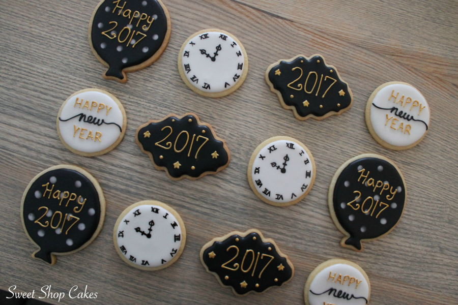 New Years Sugar Cookies
 New Year s Sugar Cookies CakeCentral