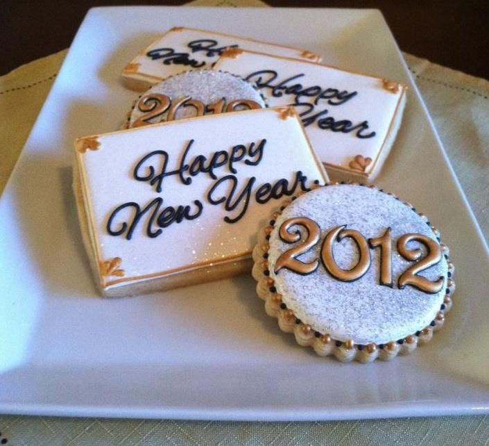 New Years Sugar Cookies
 Happy New Year in 2019