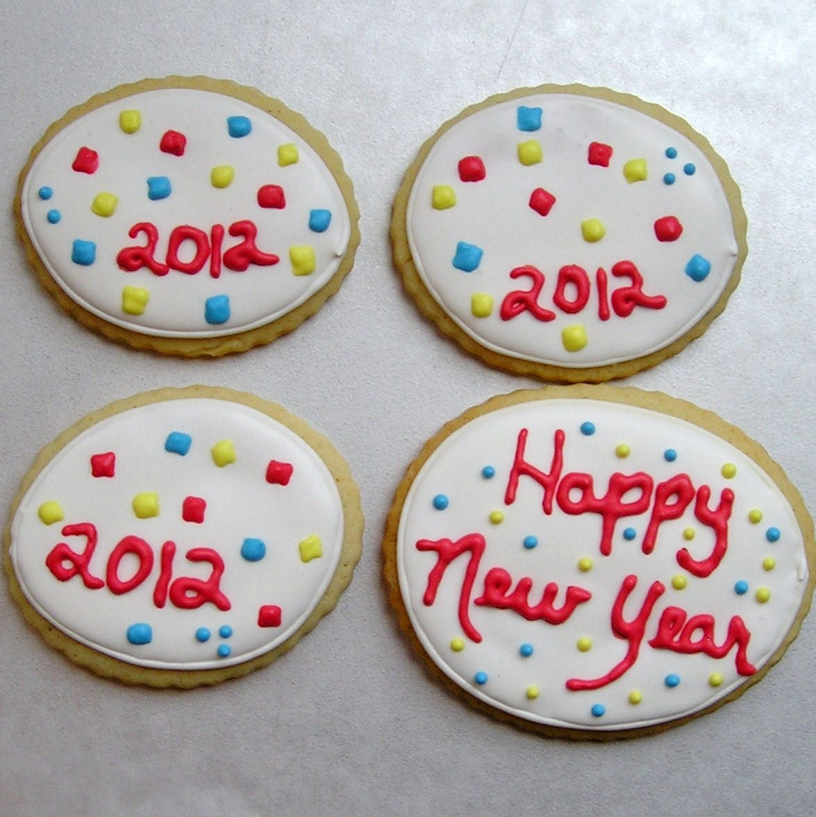 New Years Sugar Cookies
 Saturday December 31 2011