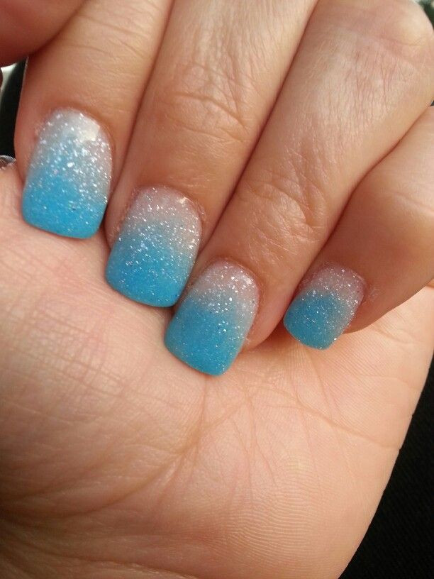 Nexgen Nail Ideas
 Baby Sky Blue Frosted White nexgen Nails Nails Nexgen