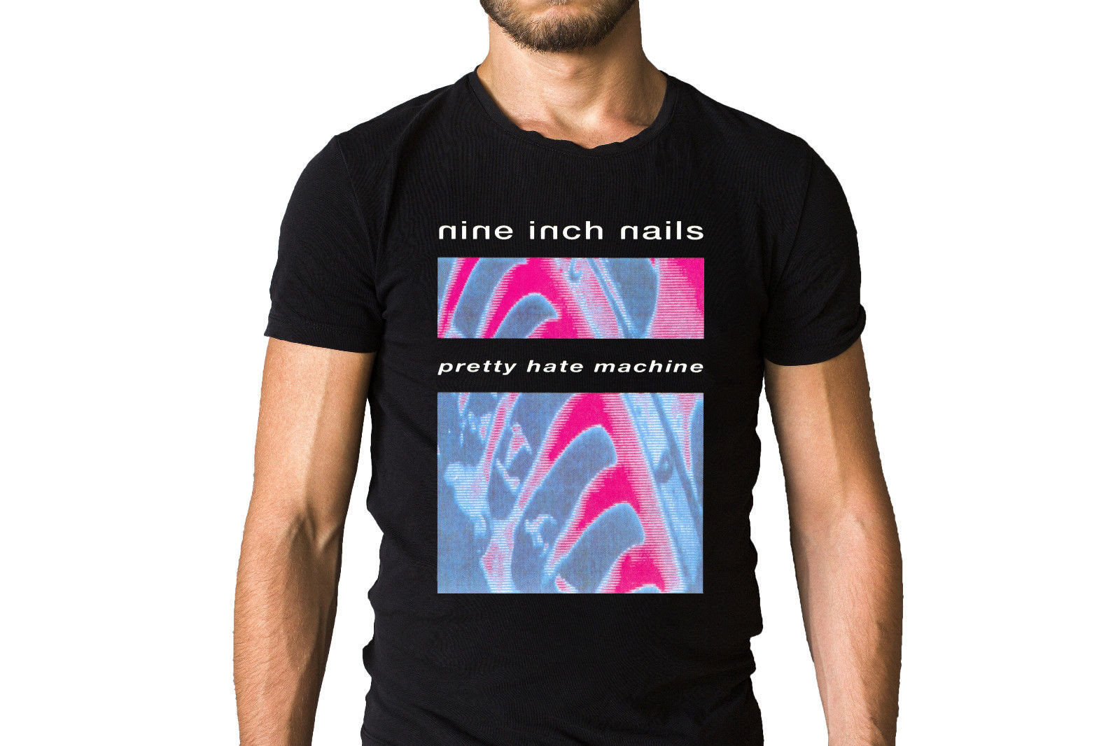 Nine Inch Nails Pretty Hate Machine Shirt
 Nine Inch Nails Pretty Hate Machine 1989 Album Cover T
