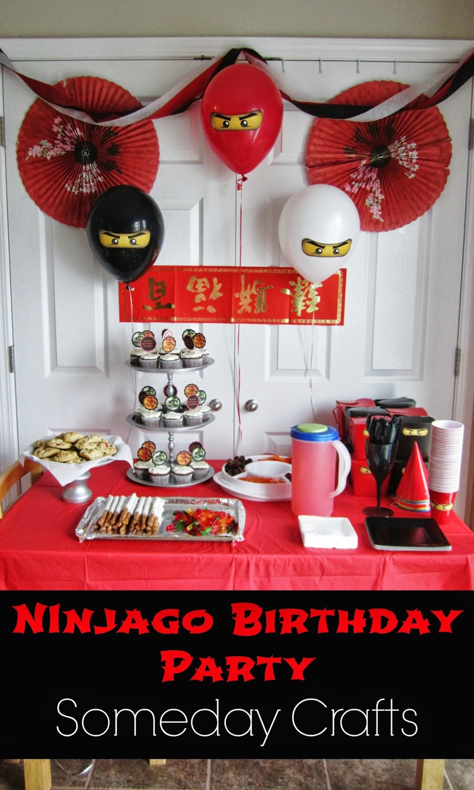 Ninja Birthday Party Ideas
 Someday Crafts Ninjago Birthday Party