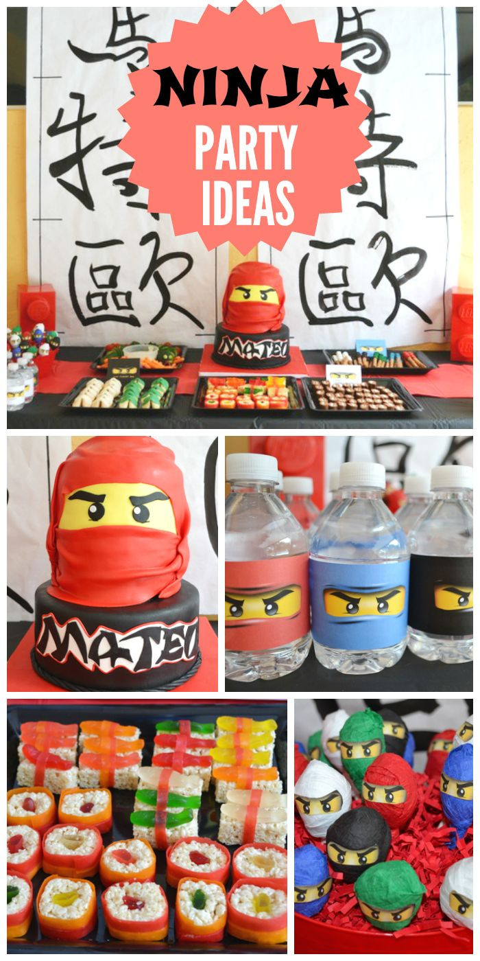 Ninja Birthday Party Ideas
 Lego Ninjago Ninja Birthday "Mateos 5th bday "