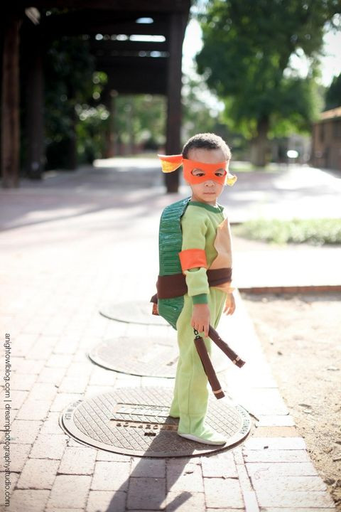 Ninja Turtle DIY Costume
 95 Homemade Halloween Costumes for Kids Easy DIY Kids