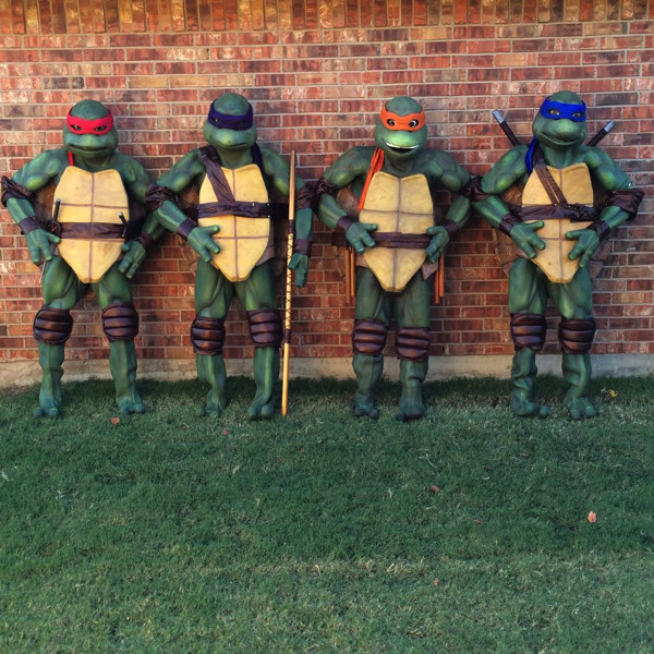 Ninja Turtle DIY Costume
 Impressive Moulded Teenage Mutant Ninja Turtle Costumes