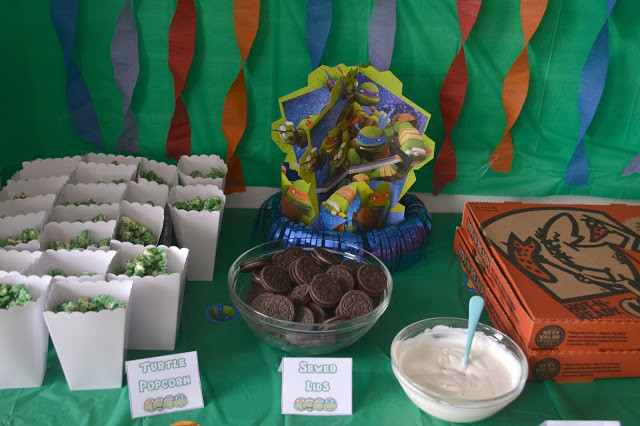 Ninja Turtle Party Food Ideas
 Teenage Mutant Ninja Turtle Birthday Party Building Our Story
