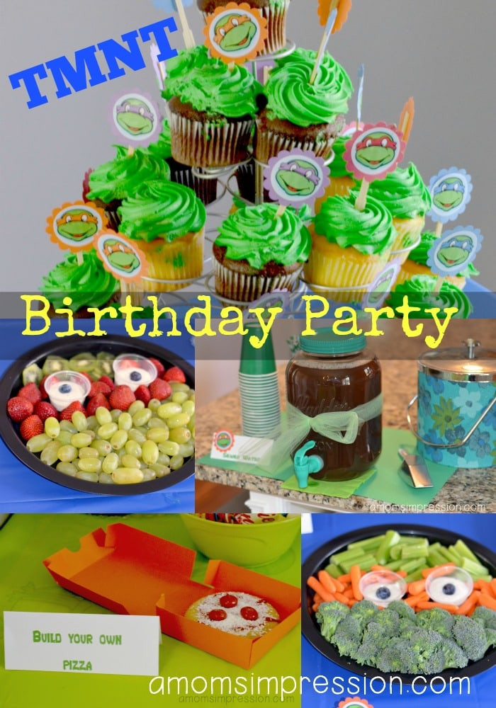 Ninja Turtle Party Food Ideas
 Teenage Mutant Ninja Turtles Birthday Party Part 2 The