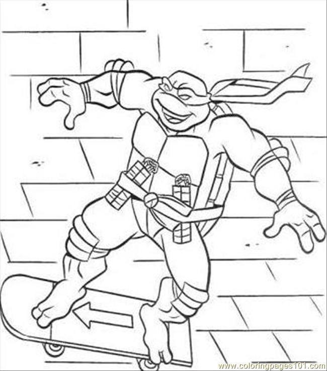 Ninja Turtle Printable Coloring Pages
 Coloring Pages Tmnt Coloring Pages Ninja 1 Cartoons