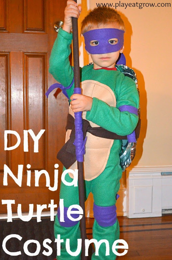 Ninja Turtles DIY Costume
 DIY Teenage Mutant Ninja Turtle Costume Play Eat Grow