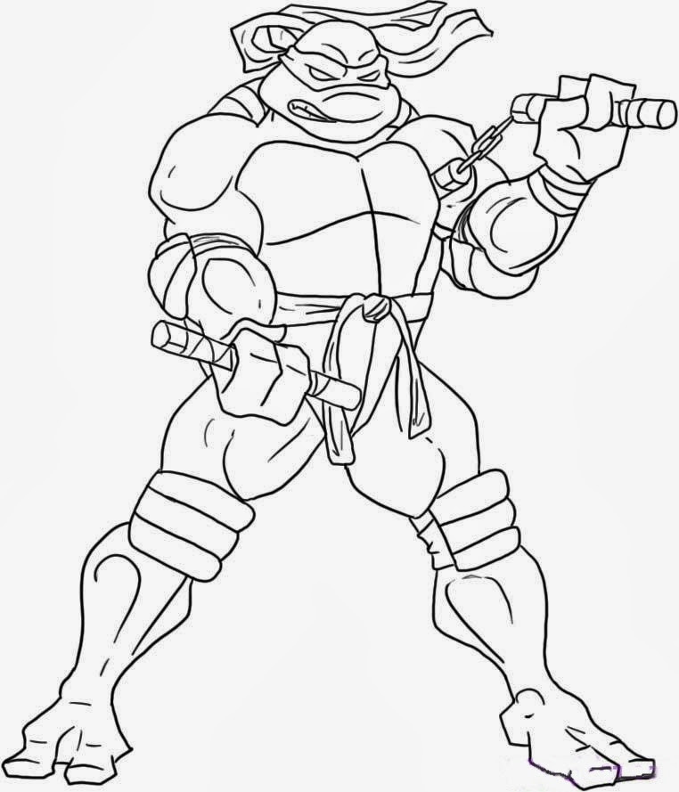 Ninja Turtles Printable Coloring Pages
 Craftoholic Teenage Mutant Ninja Turtles Coloring Pages