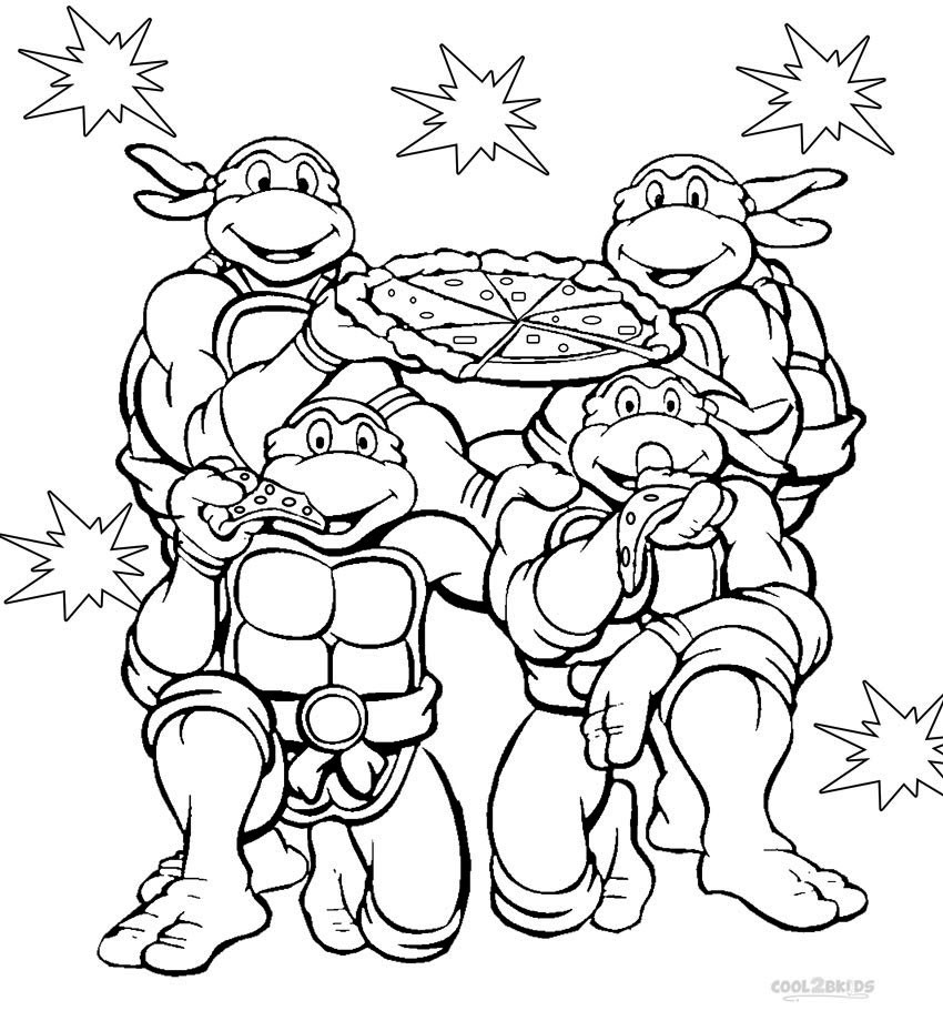 Ninja Turtles Printable Coloring Pages
 Teenage Mutant Ninja Turtles Coloring Pages Print Them