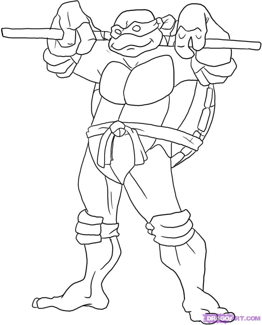 Ninja Turtles Printable Coloring Pages
 Ninja Turtle Coloring Pages Free Printable