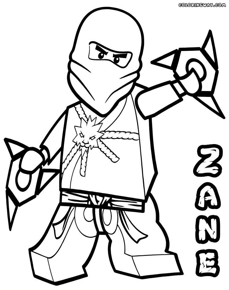 Ninjago Printable Coloring Pages
 Ninjago Drawing Zane at GetDrawings