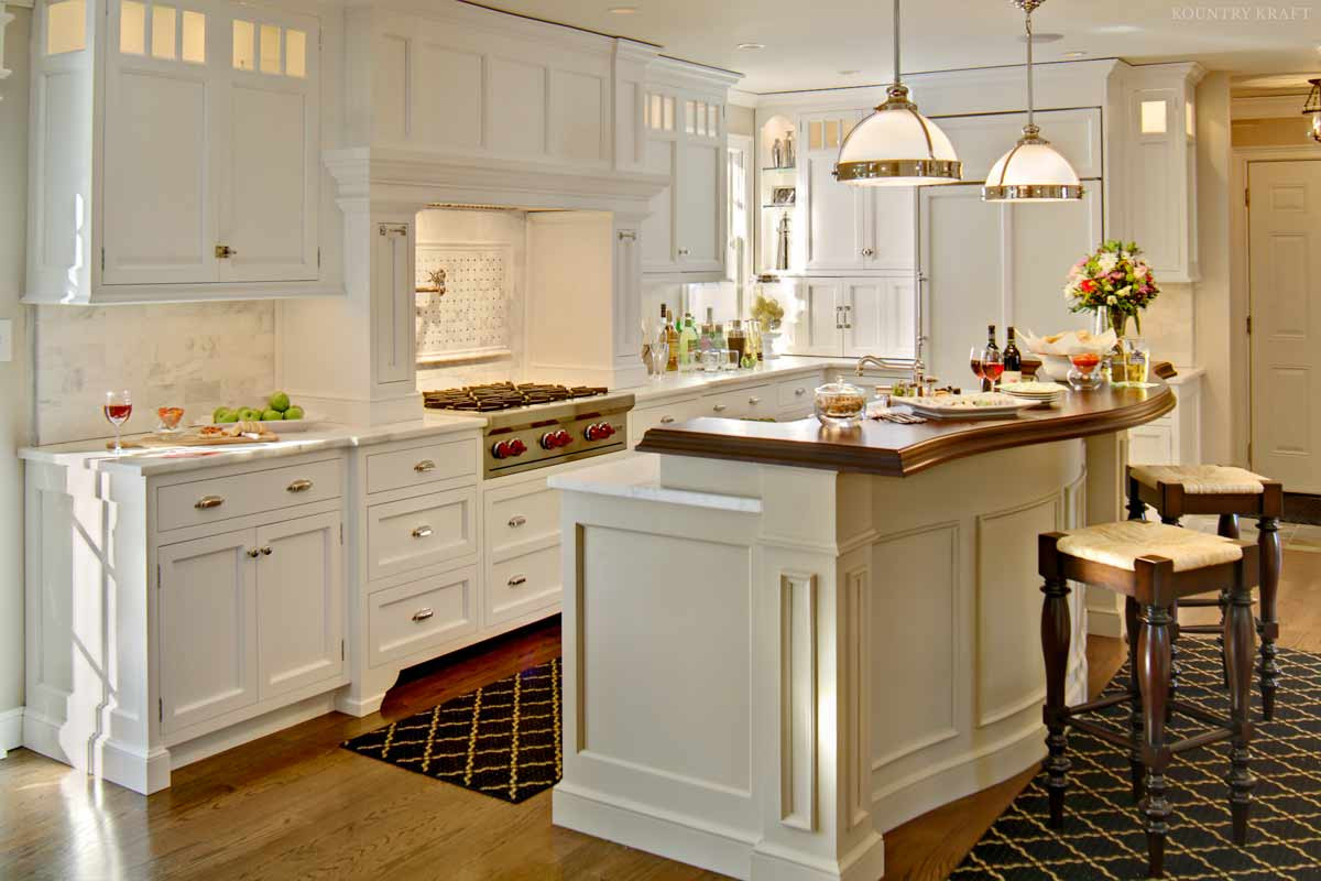 Nj Kitchen Cabinet
 White Kitchen Cabinetry for a kitchen located in Chatham