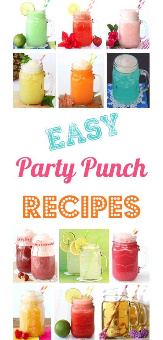 Non Alcoholic Punch Recipes Baby Shower
 Punch Recipes Non alcoholic easy punches for Parties
