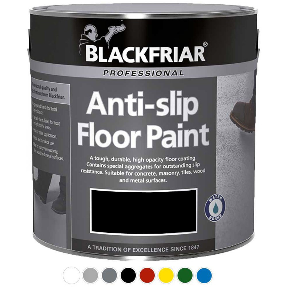 Non Slip Deck Paint
 Blackfriar Anti Slip Floor Paint Mid Grey Indoor or