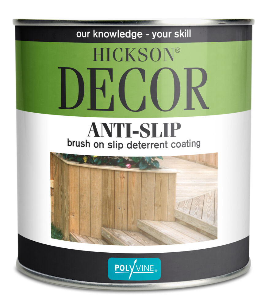 Non Slip Deck Paint
 Hickson Anti Slip Decking Paint clear 1 LT New U K Stock