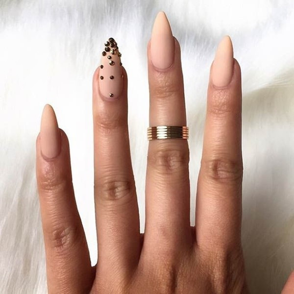 Nude Nail Ideas
 48 Cool Stiletto Nails Designs To Try Tips