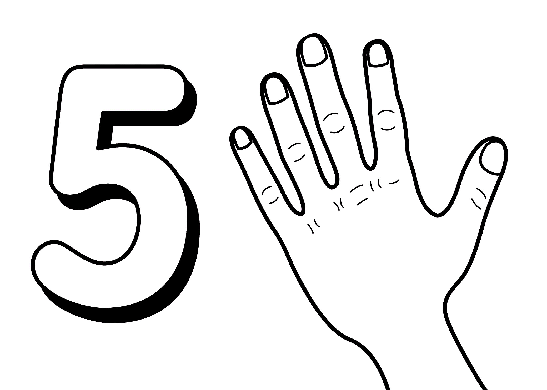 Number Coloring Pages For Toddlers
 Free Printable Number Coloring Pages For Kids