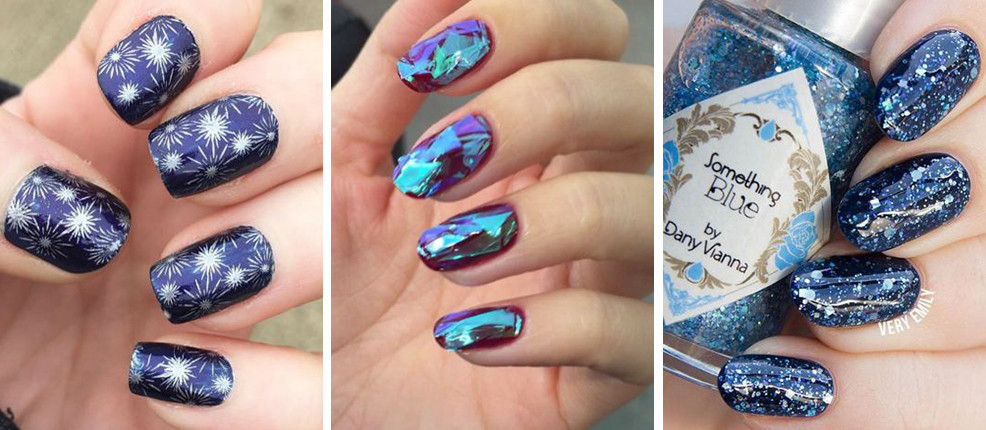 Nye Nail Designs
 12 ideas for New Year s Eve nails art from glitter to